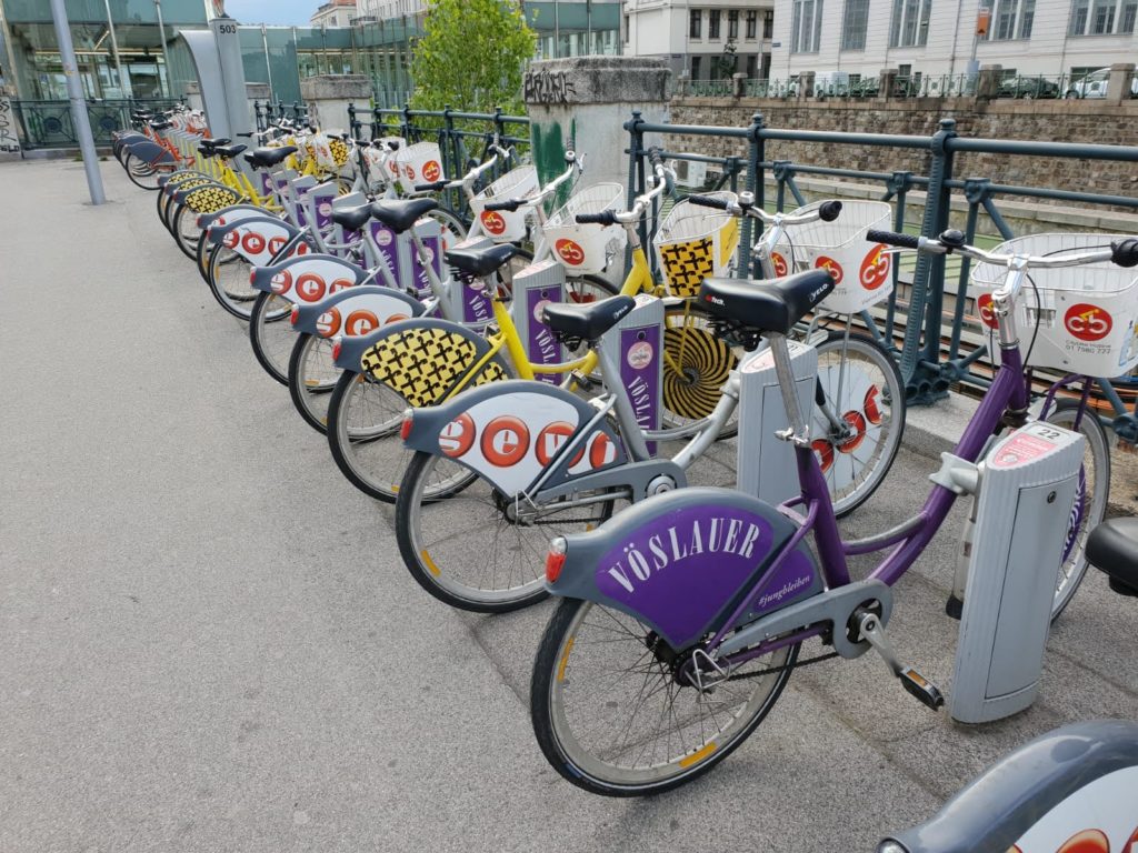 Gratis Citybikes nahe Mauthaus-Schönbrunn-Pop-Up-Shop